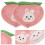 4St Compacte Keramische Dipschalen Roze Voor Sauzen En 8