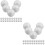 50Pièces Boules Mousse DIY Accessoires Créatifs Décorations 5