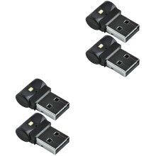 4St Zwarte Sfeerlicht USB Lamp Auto Interieur Decoratie Licht