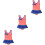 3St Badpak Met Amerikaans Ontwerp, Elastisch Zwemkleding 4