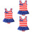 3St Badpak Met Amerikaans Ontwerp, Elastisch Zwemkleding 5