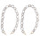 2St Wit Resin Bag Chain Decoratieve Tas Ketting Design 2