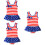 3St Badpak Met Amerikaans Ontwerp, Elastisch Zwemkleding 6