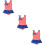 3St Badpak Met Amerikaans Ontwerp, Elastisch Zwemkleding 8
