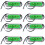 8Pièces Camion Vert Durables Usage Routier 5