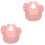 2Pièces Bavoirs Pour Bébé Rose Réutilisables En Doux 3