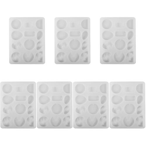 7St Wit Silicone Hanger Mal Voor DIY Kristal Epoxy Sieraden 1