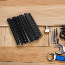 90St Stevige PVC Montageclips Voor Dubbele Stang Privacy Tuinscherm