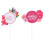 20St Rood Cake Decor Papier Moederdag Cupcake Insert 10