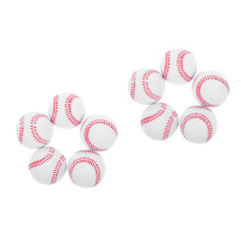 10St Kids Speelgoed Rubber Bounce Ball Wit Voor Sport En Buiten