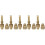 5Sets Gouden Tuinslang Nozzle Verstelbare Ventilator- En Straaluit 9