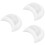 3St Herbruikbare Siliconen Mal Maanbord Tray DIY Epoxy Wit 5