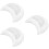 3St Herbruikbare Siliconen Mal Maanbord Tray DIY Epoxy Wit 6