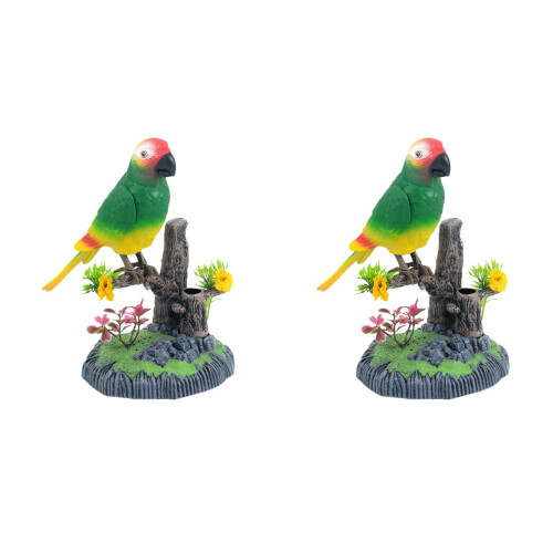 2St Decoratieve Vogel Sensor Kleurrijk Batterij Aangedreven 1