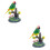 2St Decoratieve Vogel Sensor Kleurrijk Batterij Aangedreven 5