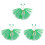 3Sets Tutu En Haarband St Patrick's 2