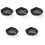 5St Outdoor Watervat Zwart Beschermend Polyester 3