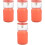 4Sets Draagbare Kinder Ontbijtbeker Roze Met Sluitingssysteem 3