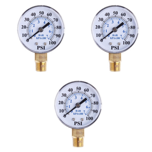 3St Vacuümdrukmeter Wit Voor Water Gas Meten 1