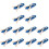 12Sets Mini Bootjes En Peddels DIY Kits Blauwe Micro Landschap 2