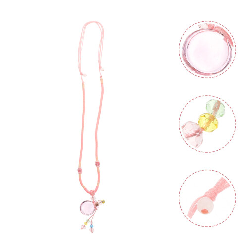 2St Roze Creatieve Kettinghanger Parfumfles Accessoire DIY