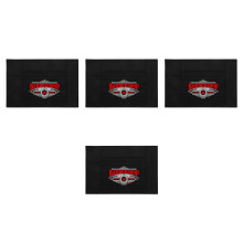 4St Zwarte Haarstyling Opbergmatten Antislip Voor Salon En Thuis