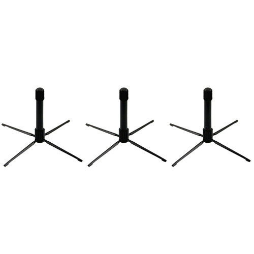 3St Inklapbare Zwarte Fluitstandaard Voor En Blazers 2