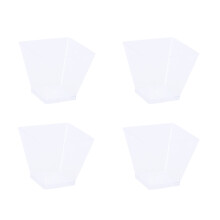 80St Wegwerp Cups Wit Voor Portion, Jelly, Mousses En Dessert