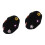 2St Zwarte Wol Hoed Stijlvolle Accessoire 4