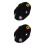 2St Zwarte Wol Hoed Stijlvolle Accessoire 5