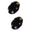 2St Zwarte Wol Hoed Stijlvolle Accessoire 7