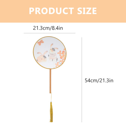 4Pièces Rond Chinois En Soie Élégant
