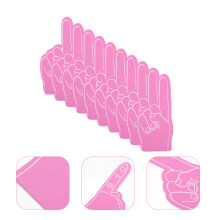 24St Roze Cheer Foam Vingers Voor En Feest Props