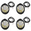 4St Motorfiets Mistlamp Heldere Verlichting Multi Kleur Kunststof 4