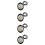 4St Motorfiets Mistlamp Heldere Verlichting Multi Kleur Kunststof 7