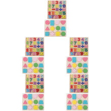 10Sets Leerpuzzel Vormen En Cijfers Voor Baby’s En Kleuters