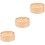 3Sets Dim Sum En Dumpling Bamboe Khaki - Handgemaakte Stoommand 5
