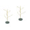 2St Desktop Sieradenhouder Boom Marmer En Legering Decor 4