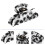 2St Praktische Haarclip Acryl Wit Retro Haaraccessoire 8