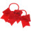 3Paren Rood Strik Haarlinten Zachte Elastische Haaraccessoires 11