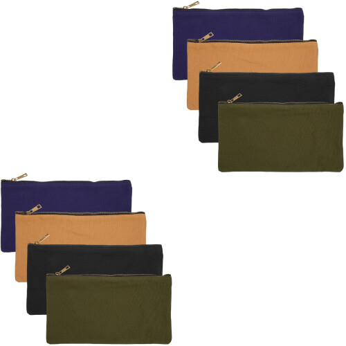 8St Small Canvas Tool Organizer Bags with Zipper for Tools Storage 1