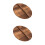 2St Potdeksels Van Fijn Hout Voor 4