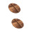 2St Potdeksels Van Fijn Hout Voor 6