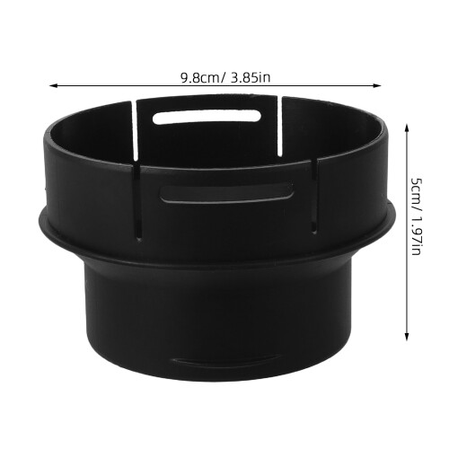 Zwarte Plastic Auto Ventilator Uitlaat Koppelstuk 1