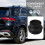 Zwarte Plastic Auto Ventilator Uitlaat Koppelstuk 5