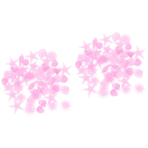 100St Multifunctionele Roze Resin Aquarium Met Gloed 2