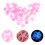 100St Multifunctionele Roze Resin Aquarium Met Gloed 8