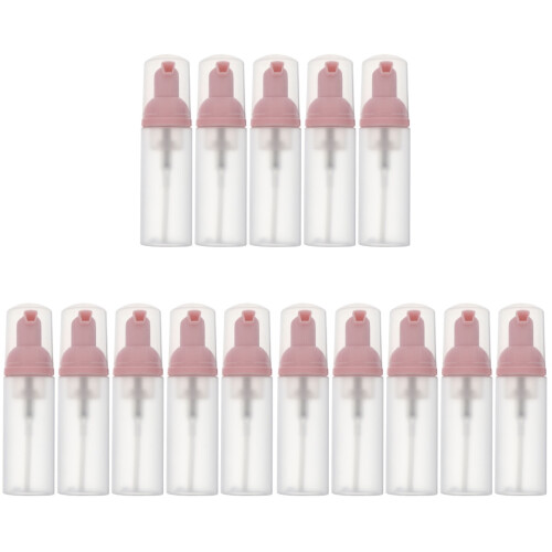 15St Draagbare Mousseflessen Roze Plastic Voor Thuis En 2