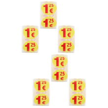 3000St Zelfklevende Prijsstickers Rond Voor Verkoop Gebruik