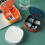 3St Mini Reismedicijn Opberger PP Cases Met 4 Compartimenten 9